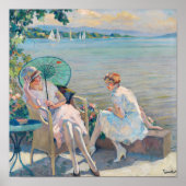 Sommernachmittag am See | Edward Cucuel Poster (Vorne)
