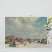 Sommernachmittag am Strand Karte (Stehend Vorderseite)