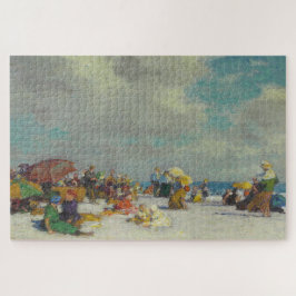 Sommernachmittag am Strand (von E.H. Potthast) Puzzle