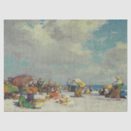 Sommernachmittag am Strand (von E.H. Potthast) Seidenpapier