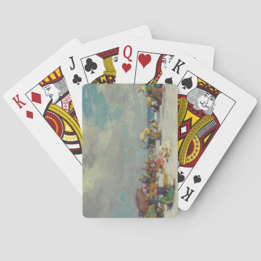 Sommernachmittag am Strand (von E.H. Potthast) Spielkarten (Rückseite)