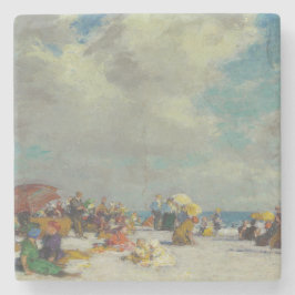 Sommernachmittag am Strand (von E.H. Potthast) Steinuntersetzer