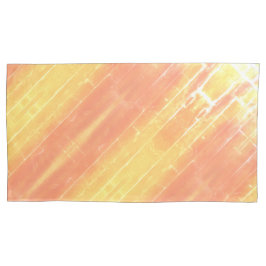 Sommernachmittag Sonnenschein Abstraktes Streifenm Kissenbezug