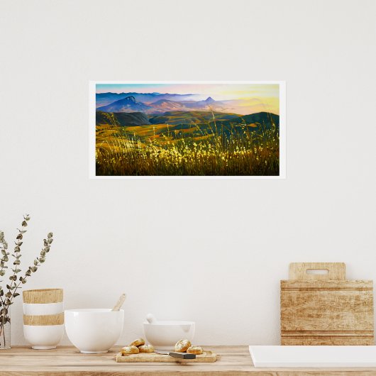 Sommernachmittag über Shooters Poster (Küche)