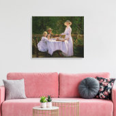Sommernachmittagstee Leinwanddruck (Insitu (Wohnzimmer))