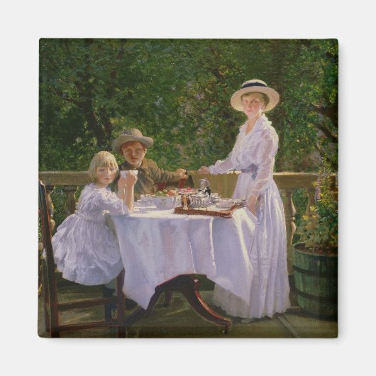 Sommernachmittagstee Magnet (Vorne)