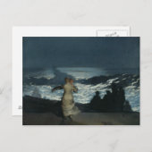 Sommernacht 1890 postkarte (Vorne/Hinten)