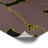 Sommernacht, Detail 9a Poster (Ecke)