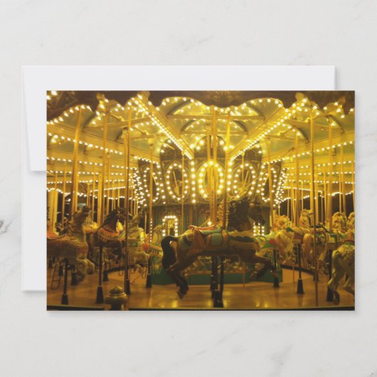 Sommernacht Mergo Round Brautparty Einladung (Rückseite)