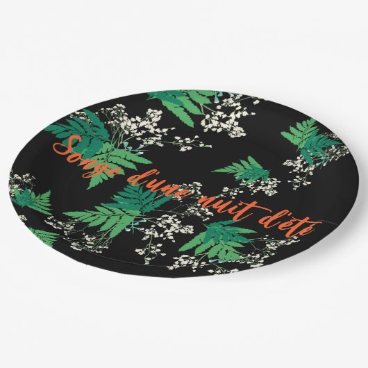 Sommernacht Pappteller (Schrägansicht)