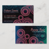 Sommernächte Feuerwerk Mode Visitenkarten Visitenkarte (Vorne/Hinten)