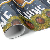 Sommernächte Gemälde von Alfred Fox Geschenkpapier (Rolleneckpunkt)