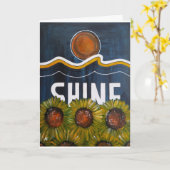 Sommernächte Gemälde von Alfred Fox Karte (Gelbe Blume)