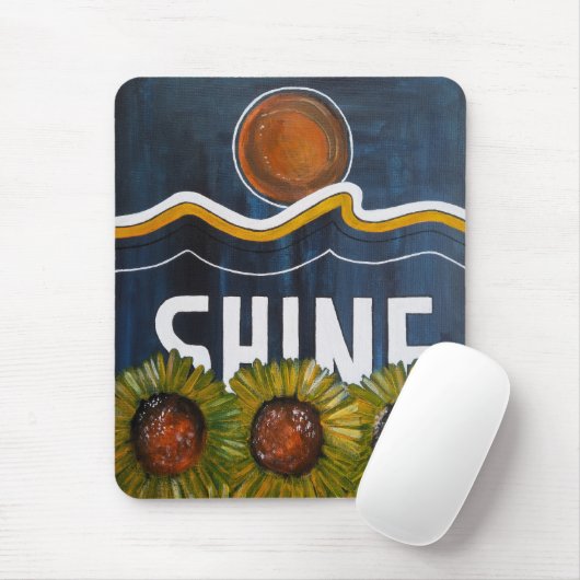 Sommernächte Gemälde von Alfred Fox Mousepad (Mit Mouse)