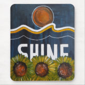 Sommernächte Gemälde von Alfred Fox Mousepad (Vorne)