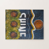 Sommernächte Gemälde von Alfred Fox Puzzle (Horizontal)