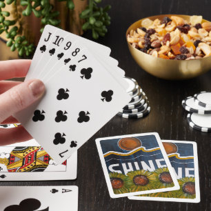 Sommernächte Gemälde von Alfred Fox Spielkarten