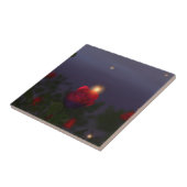 Sommernachtlicht Dekorative Tile / Trivet Fliese (Seite)