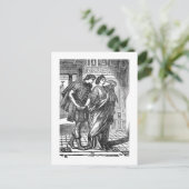 Sommernachtstraum Postkarte (Stehend Vorderseite)