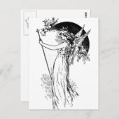 Sommernachtstraum Postkarte (Vorne/Hinten)