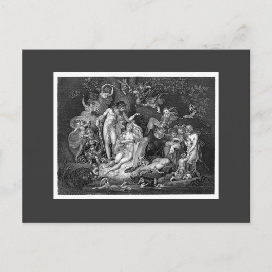 Sommernachtstraum Postkarte (Vorderseite)