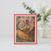 Sommernachtstraum Postkarte (Stehend Vorderseite)