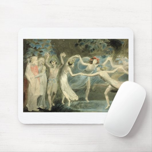 Sommernachtstraum von William Blake Mousepad (Mit Mouse)