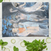 Sommernachtstraum, William Blake Geschirrtuch (Gefaltet)