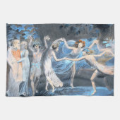 Sommernachtstraum, William Blake Geschirrtuch (Horizontal)