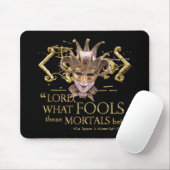 Sommernachtstraum-Zitat (Goldversion) Mousepad (Mit Mouse)