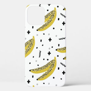 Sommernahtloses Muster mit Bananen in der Pop Art Case-Mate iPhone Hülle