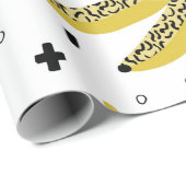 Sommernahtloses Muster mit Bananen in der Pop Art Geschenkpapier (Rolleneckpunkt)