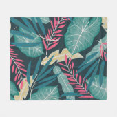 Sommernahtloses Muster mit farbenfroher tropischer Fleecedecke (Vorderseite (Horizontal))