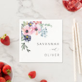 Sommername oder Monogram Napkins Serviette (Beispiel)