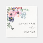 Sommername oder Monogram Napkins Serviette (Vorderseite)