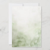 Sommernatur und Wildblumen Brautparty Einladung (Rückseite)