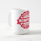 Sommerneport-Kalifornien Kaffeetasse (Vorderseite Links)