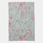 Sommerniedliches Blumenmuster Handtuch (Vertikal)