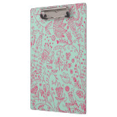 Sommerniedliches Blumenmuster Klemmbrett (Links)