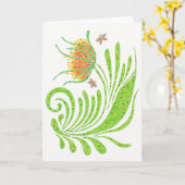 Sommernotecard Karte (Gelbe Blume)