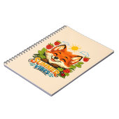 Sommernotizbuch mit Fuchs-Design Notizblock (Linke Seite)