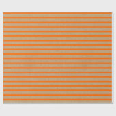 Sommerorangen auf Imitaten Rustikale braune Kraft Geschenkpapier (Flach)