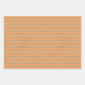 Sommerorangen auf Imitaten Rustikale braune Kraft Geschenkpapier Set (Vorderseite)