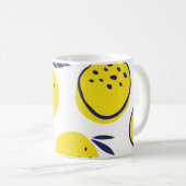 Sommerorangen: Stilvolles Fruchtmuster. Kaffeetasse (VorderseiteRechts)