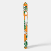 Sommerorangen Zitrusfrüchte Blumenmuster Case-Mate iPhone Hülle (Rückseite / Links)