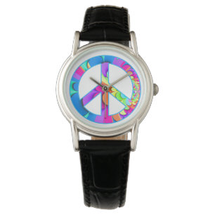 Sommerpalette des Peace Sign Armbanduhr