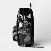 Sommerpalme aus tropischen Blättern Blätter aus sc Bedruckter Rucksack (Rechts)