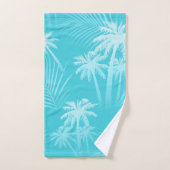 Sommerpalmen Aqua Badhandtuch Set (Handtuch)