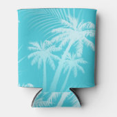 Sommerpalmen Aqua Dosenkühler (Vorderseite)