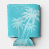 Sommerpalmen Aqua Dosenkühler (Rückseite)